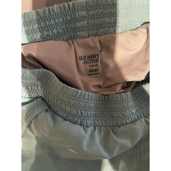 LOT (4) GIRL'S SPORT/RUNNING SHORTS WITH LINERS- OLD NAVY/IDEOLOGY SIZE XS-S - Picture 4 of 12